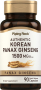 Korean Ginseng (Panax Ginseng), 1500 mg (per serving), 90 Quick Release Capsules