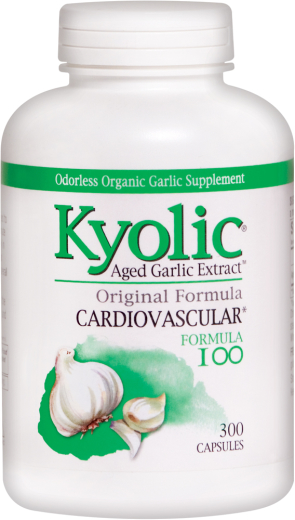 Kyolic Aged Garlic (Cardiovascular Formula 100), 300 Capsules