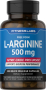 L-Arginine, 500 mg, 100 Capsules