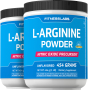 L-Arginine Powder, 3000 mg (per serving), 1 lb (454 g) Bottle, 2  Bottles