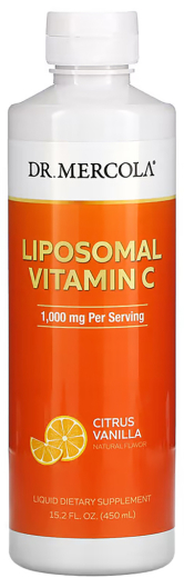 Liposomal Vitamin C (Citrus Vanilla), 1000 mg, 15.2 fl oz (450 mL) Bottle