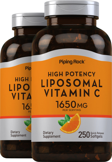 Liposomal Vitamin C Complex, 1650 mg, 250 Quick Release Softgels, 2  Bottles