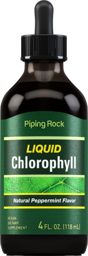 Liquid Chlorophyll (Natural Peppermint), 4 fl oz (118 mL) Dropper Bottle