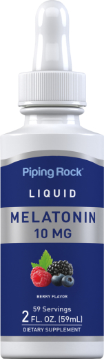 Liquid Melatonin 10 mg, 2 fl oz (59 mL) Dropper Bottle
