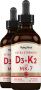 Liquid Vitamin D3 & K-2, 2 fl oz (59 mL) Dropper Bottle, 2  Dropper Bottles