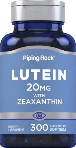 Lutein + Zeaxanthin, 20 mg, 300 Quick Release Softgels