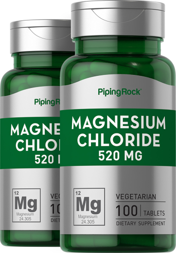 Magnesium Chloride, 520 mg, 100 Tablets, 2  Bottles