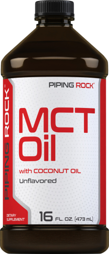 MCT Oil (Medium Chain Triglycerides) with Coconut Oil, 16 fl oz (473 mL) Bottle