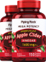 Mega Potency Apple Cider Vinegar, 1600 mg (per serving), 150 Coated Caplets, 2  Bottles