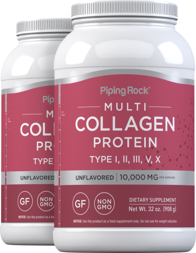 Multi Collagen Protein Powder, 10,000 mg, 32 oz (908 g) Bottle, 2  Bottles