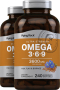 Multi Omega 3-6-9 Fish, Flax & Borage, 240 Quick Release Softgels, 2  Bottles