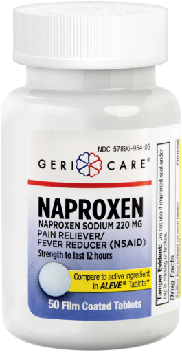 Naproxen Sodium 220 mg, Compare to, 50 Coated Tablets