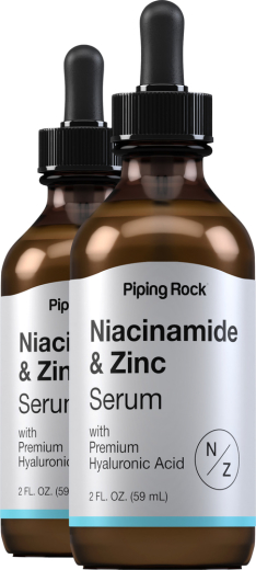Niacinamide and Zinc Serum, 2 fl oz (59 mL) Dropper Bottle, 2  Dropper Bottles