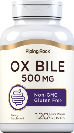 Ox Bile, 500 mg, 120 Quick Release Capsules