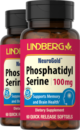 Phosphatidylserine (PS), 100 mg, 60 Quick Release Softgels, 2  Bottles