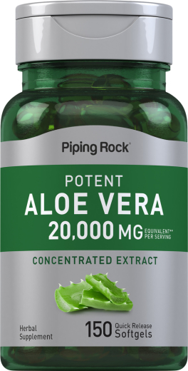 Potent Aloe Vera, 20,000 mg, 150 Quick Release Softgels