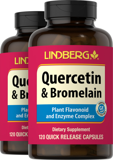Quercetin & Bromelain, 120 Vegetarian Capsules, 2  Bottles