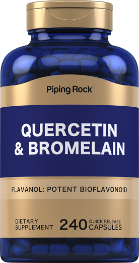 Quercetin Plus Bromelain, 400 mg, 240 Quick Release Capsules