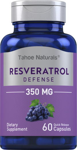 Resveratrol, 350 mg, 60 Quick Release Capsules