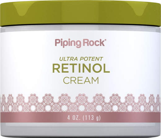 Retinol Cream (Ultra Potent Vitamin A Cream), 400,000 IU, 4 oz (113 g) Jar