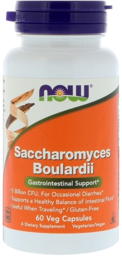 Saccharomyces Boulardii, 5 Billion, 60 Vegetarian Capsules