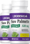 Saw Palmetto Standardized Extract, 320 mg, 60 Softgels, 2  Bottles