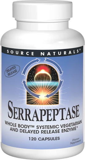 Serrapeptase, 120,000 SPU, 120 Capsules