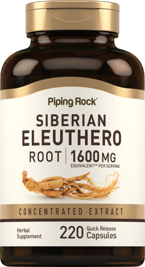 Siberian Eleuthero Root, 1600 mg, 220 Quick Release Capsules