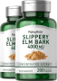 Slippery Elm Bark, 4000 mg (per serving), 200 Quick Release Capsules, 2  Bottles
