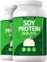 Soy Protein Isolate Powder Unflavored, 3 lb (1.362 kg) Bottles, 2  Bottles