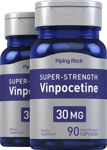 Super-Strength Vinpocetine, 30 mg, 90 Quick Release Capsules, 2  Bottles