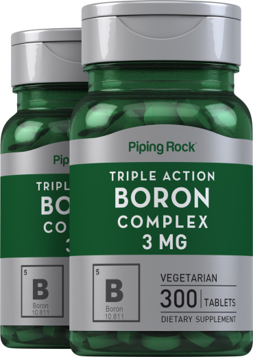 Triple Action Boron Complex, 3 mg, 300 Tablets, 2 Bottles