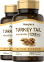 Turkey Tail Mushroom, 1200 mg (per serving), 200 Quick Release Capsules, 2  Bottles