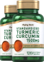 Turmeric Curcumin Standardized Advanced Complex, 1500 mg (per serving), 120 Quick Release Capsules, 2  Bottles