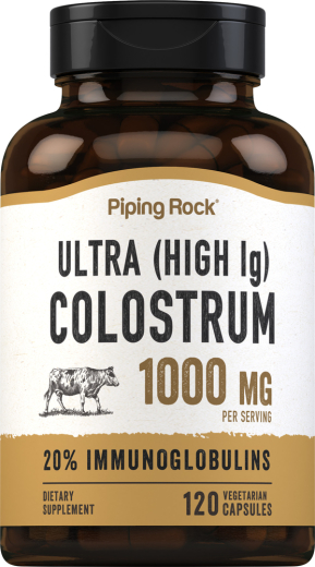 Ultra Colostrum (High IG), 1000 mg, 120 Vegetarian Capsules