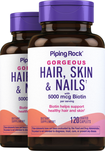 Ultra Hair, Skin & Nails, 120 Coated Caplets, 2  Bottles