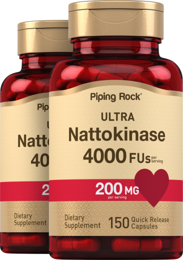 Ultra Nattokinase 4000 FU, 200 mg, 150 Quick Release Capsules, 2  Bottles