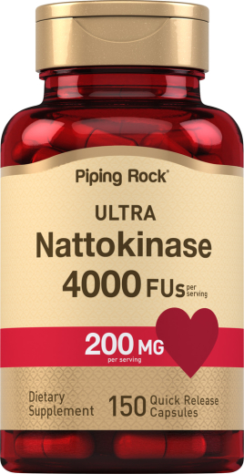 Ultra Nattokinase 4000 FU, 200 mg, 150 Quick Release Capsules