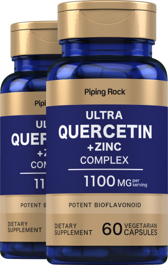 Ultra Quercetin plus Zinc Complex, 1170 mg, 60 Quick Release Capsules, 2  Bottles