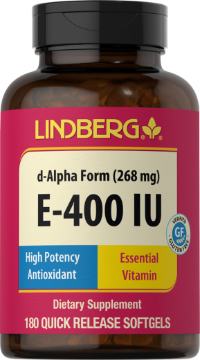 Vitamin E-400 IU (d-Alpha Tocopherol), 180 Quick Release Softgels