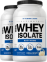 Whey Protein Isolate (Vanilla Splash), 2 lb (908 g) Bottle, 2  Bottles