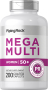 Women's Mega Multi 50 Plus, 200 Coated Caplets