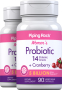 Women’s Probiotic 14 Strains 5 Billion Organisms plus Cranberry, 90 Vegetarian Capsules, 2  Bottles