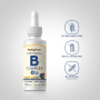 B-Complex Liquid Plus B-12 Sublingual, 1200 mcg, 2 fl oz (59 mL) Dropper BottleImage - 1