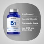 B-1 (Thiamin), 100 mg, 250 TabletsImage - 0