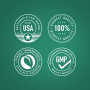 Spirulina (Organic), 1000 mg (per serving), 300 Vegetarian TabletsImage - 3