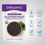 Elderberries Whole European (Organic), 1 lb (454 g) BagImage - 3