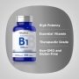 B-1 (Thiamin), 100 mg, 250 Vegetarian TabletsImage - 0